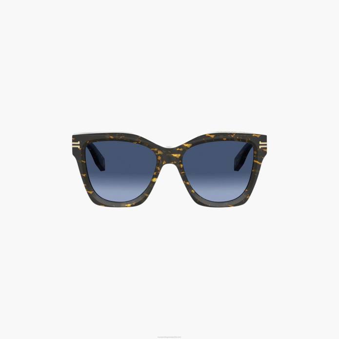 γρ Marc Jacobs εικονίδιο άκρη μεγάλου μεγέθους τετράγωνα γυαλιά ηλίου TRXP389