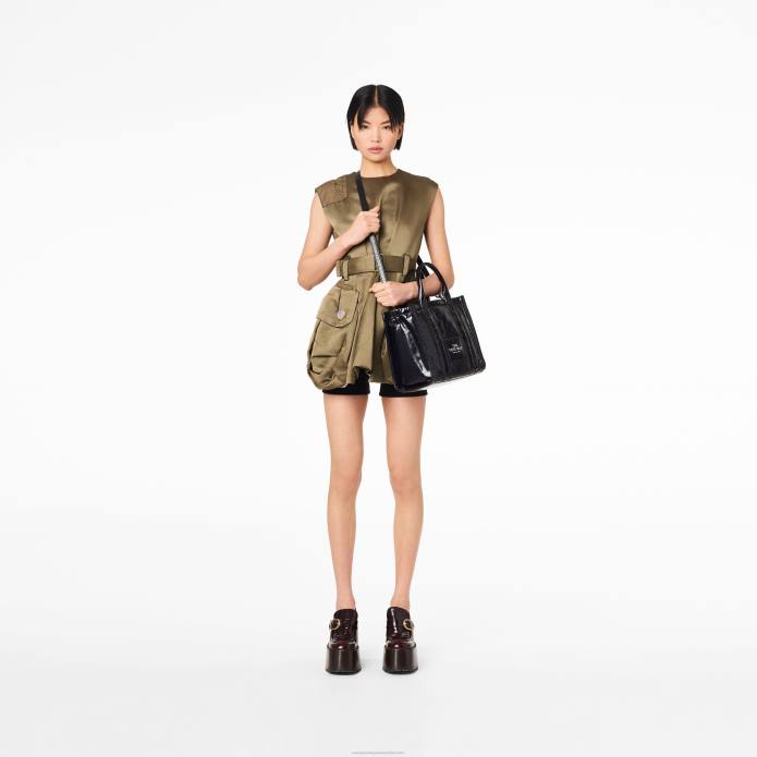 γρ Marc Jacobs η γυαλιστερή τσάντα μεσαίου μεγέθους TRXP111
