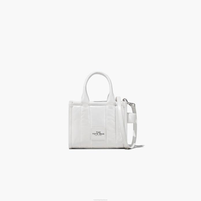 γρ Marc Jacobs η γυαλιστερή τσαλακωμένη μικρο tote TRXP110