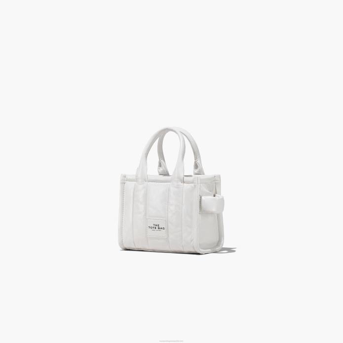 γρ Marc Jacobs η γυαλιστερή τσαλακωμένη μικρο tote TRXP110