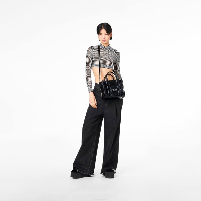 γρ Marc Jacobs η λαμπερή τσαλακωμένη μίνι τσάντα TRXP113