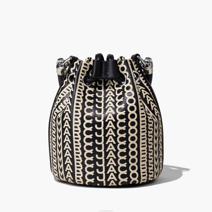 γρ Marc Jacobs η μονόγραμμα δερμάτινη τσάντα micro bucket TRXP140