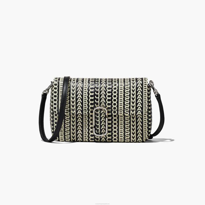 γρ Marc Jacobs η μονόγραμμα δερμάτινη τσάντα ώμου TRXP217