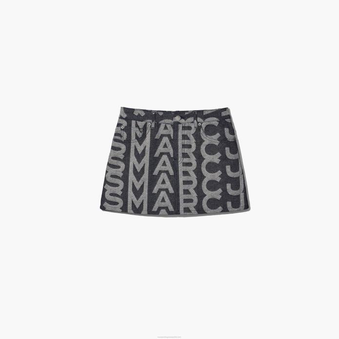 γρ Marc Jacobs η μονόγραμμα τζιν μίνι φούστα TRXP509