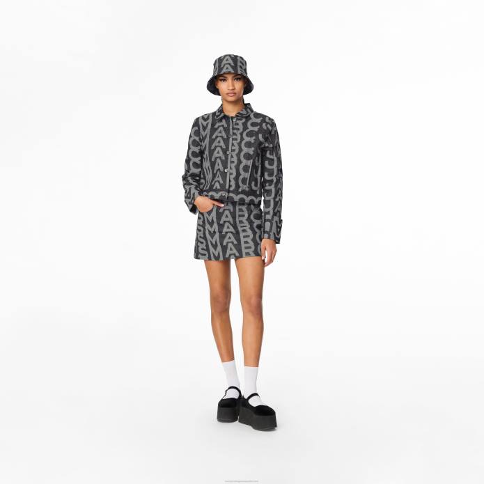 γρ Marc Jacobs η μονόγραμμα τζιν μίνι φούστα TRXP509