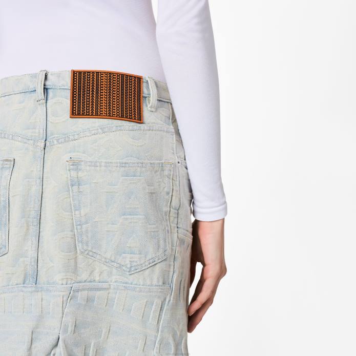 γρ Marc Jacobs η μονόγραμμα τζιν φούστα TRXP475
