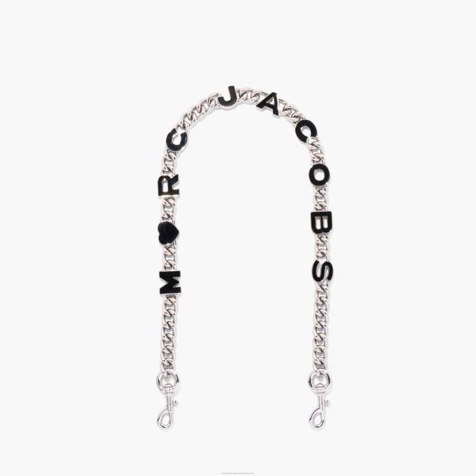 γρ Marc Jacobs ο ιμάντας ώμου της αλυσίδας γοητείας καρδιάς TRXP364