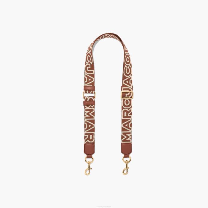 γρ Marc Jacobs ο λεπτός ιμάντας με λογότυπο με περίγραμμα TRXP351