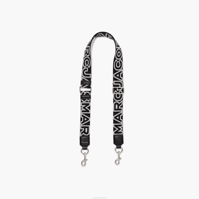 γρ Marc Jacobs ο λεπτός ιμάντας με λογότυπο με περίγραμμα TRXP353
