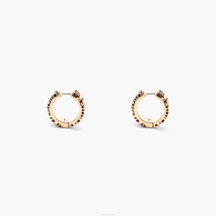 γρ Marc Jacobs τα μονόγραμμα χαραγμένα κρίκους TRXP438