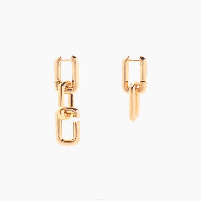 γρ Marc Jacobs τα σκουλαρίκια με κρίκο με αλυσίδα TRXP436