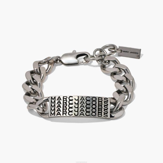 γρ Marc Jacobs το βραχιόλι αλυσίδας μονόγραμμα id με γραμμωτό κώδικα TRXP426