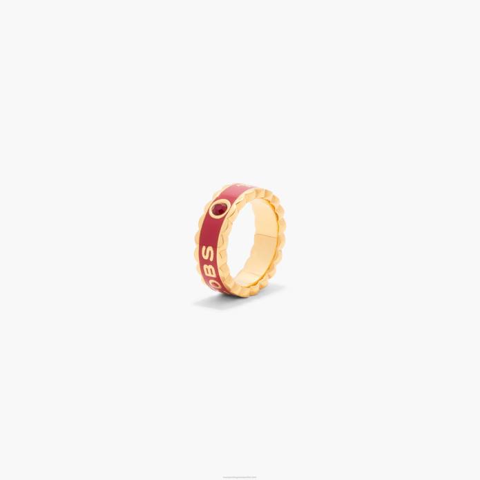 γρ Marc Jacobs το δαχτυλίδι μενταγιόν από χτένι TRXP469
