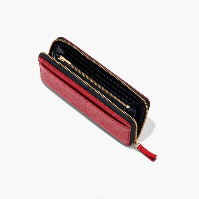 γρ Marc Jacobs το δερμάτινο ηπειρωτικό πορτοφόλι TRXP249