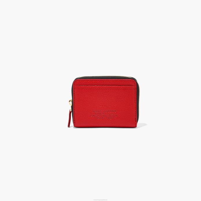 γρ Marc Jacobs το δερμάτινο φερμουάρ γύρω από το πορτοφόλι TRXP289
