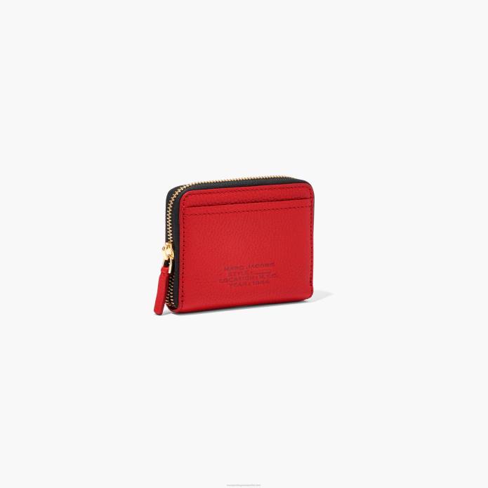γρ Marc Jacobs το δερμάτινο φερμουάρ γύρω από το πορτοφόλι TRXP289