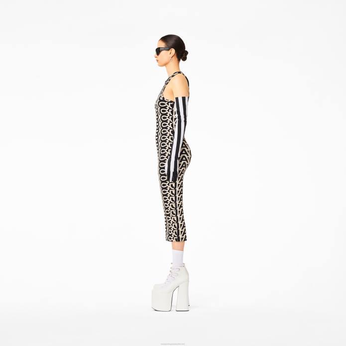 γρ Marc Jacobs το μονόγραμμα racer rib φόρεμα TRXP472