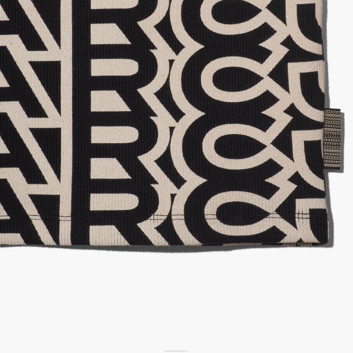 γρ Marc Jacobs το μονόγραμμα racer rib φόρεμα TRXP472