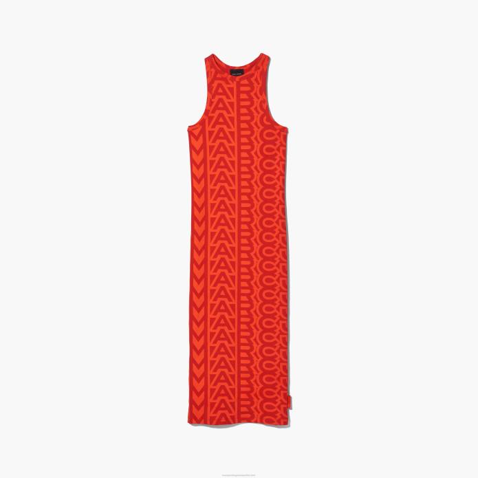 γρ Marc Jacobs το μονόγραμμα racer rib φόρεμα TRXP473