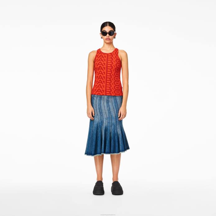 γρ Marc Jacobs το μονόγραμμα rib tank TRXP478
