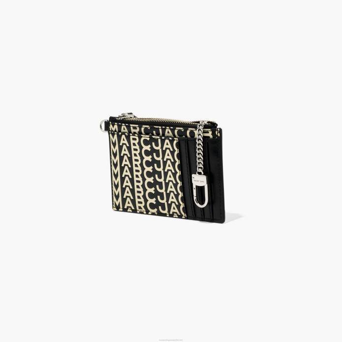 γρ Marc Jacobs το μονόγραμμα δερμάτινο φερμουάρ στο επάνω μέρος TRXP306