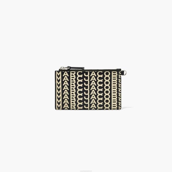 γρ Marc Jacobs το μονόγραμμα δερμάτινο φερμουάρ στο επάνω μέρος TRXP306