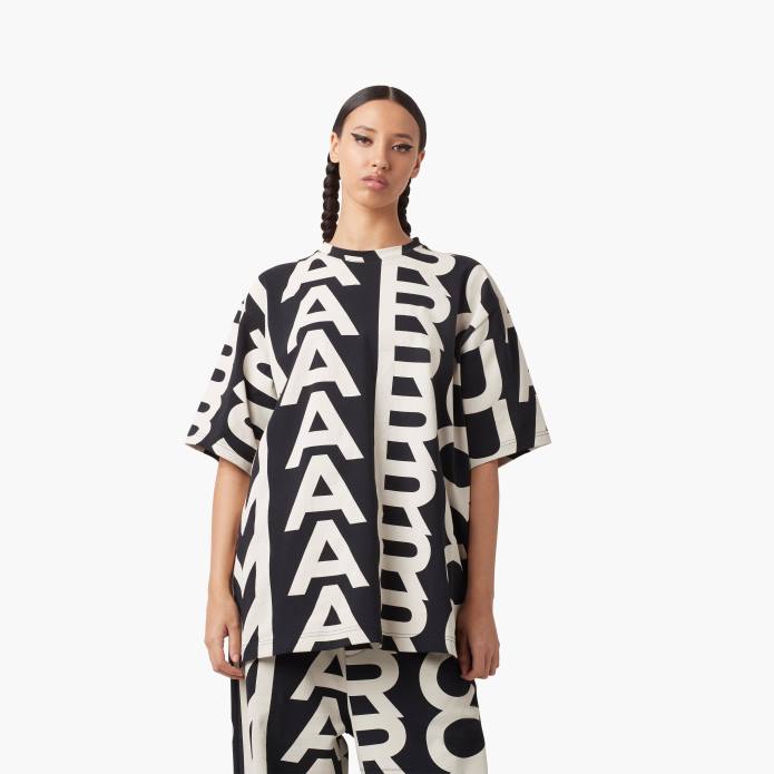 γρ Marc Jacobs το μονόγραμμα μεγάλο μπλουζάκι TRXP519