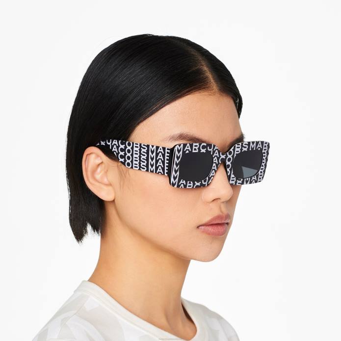 γρ Marc Jacobs το μονόγραμμα ορθογώνια γυαλιά ηλίου TRXP391
