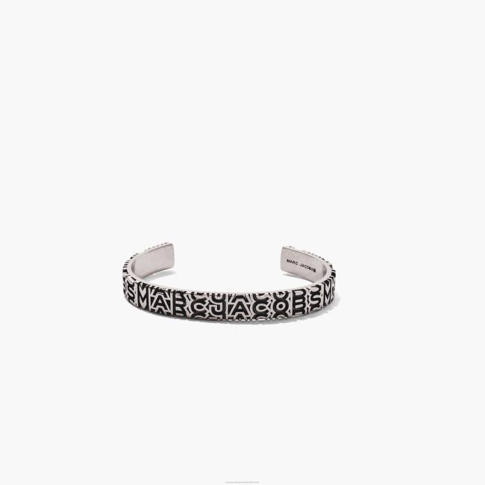 γρ Marc Jacobs το μονόγραμμα χαραγμένο βραχιόλι TRXP424