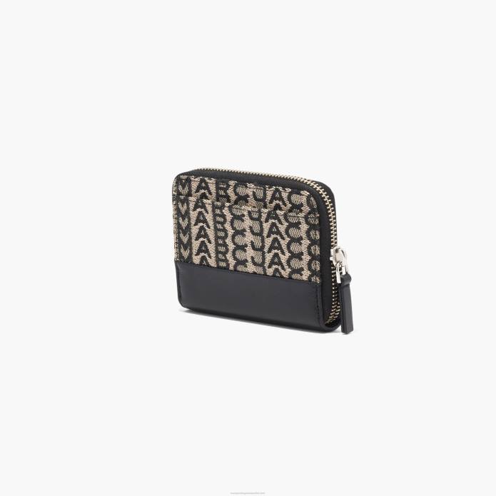 γρ Marc Jacobs το φερμουάρ μονόγραμμα γύρω από το πορτοφόλι TRXP305