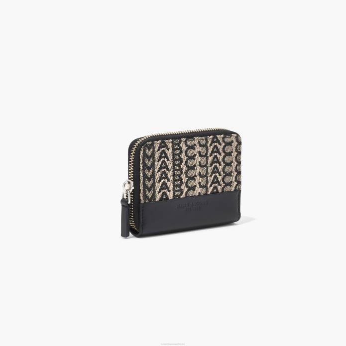 γρ Marc Jacobs το φερμουάρ μονόγραμμα γύρω από το πορτοφόλι TRXP305